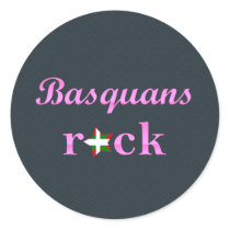 Basquans Rock - Cute Pink Sticker