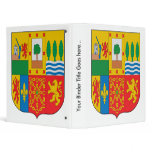 Basque Coat of Arms detail 3 Ring Binders