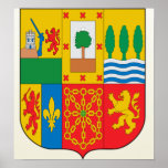 Basque Coat of Arms detail posters