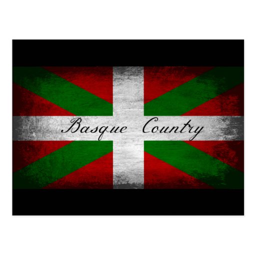 Basque Country Distressed Flag Post Cards