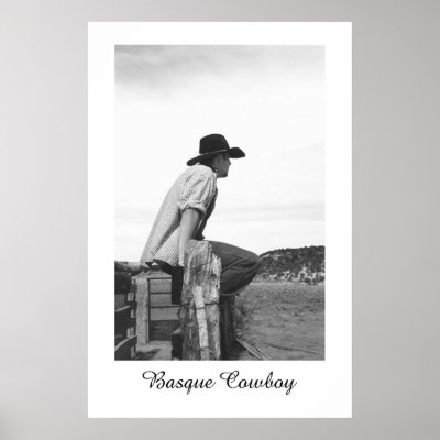 Basque Cowboy Posters by IceFaerie