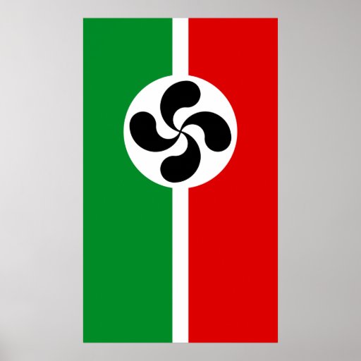 Basque Cross Print Zazzle