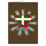 Basque Flag Map 2.0 Greeting Cards