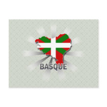 Basque Flag Map 2.0 Post Cards