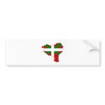 Basque Flag Map full size Bumper Sticker