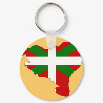 Basque flag map keychains by FlagStore Basque flag map keychains