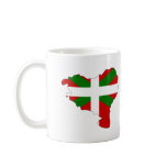 Basque flag map mugs