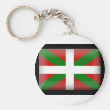 Basque Flag   País Vasco Key Chain