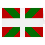 Basque High quality Flag Card