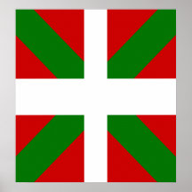 Basque High quality Flag Posters