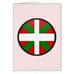 Basque quality Flag Circle Cards