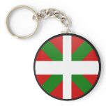 Basque quality Flag Circle Key Chain