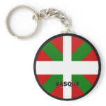 Basque Roundel quality Flag Key Chains