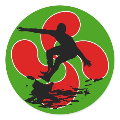 Basque Surfing Sticker