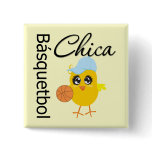 Básquetbol Chica Button