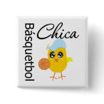 Básquetbol Chica Buttons