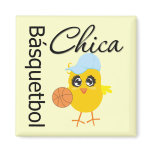 Básquetbol Chica Refrigerator Magnet