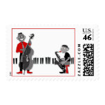 Bass and Saxphone Postage