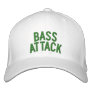 Bass Attack Embroidered Baseball Cap