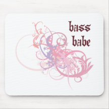 Bass Babe Mouse Pad