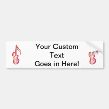 bass bird orange yellow pterodactyl bumper stickers