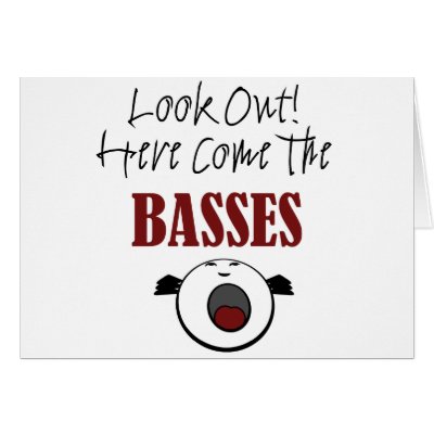Bass Greeting Card by evisionarts