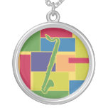 Bass Clarinet Colorblocks Necklace
