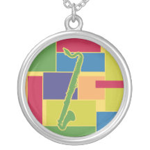 Bass Clarinet Colorblocks Necklace