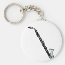 Bass Clarinet Graphic, Just the Clarinet Key Chain