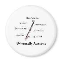 Bass Clarinet magnets
