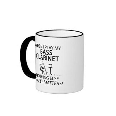 Bass Clarinet Nothing Else Matters Coffee Mug by TempermentalMusician