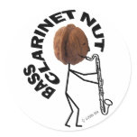 Bass Clarinet Nut stickers