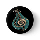 Bass Clef Pinback Buttons