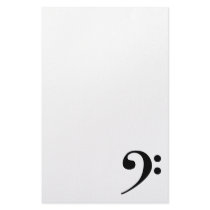 Bass Clef Stationery