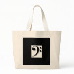 Bass Clef Tote Bag for Music and More bags