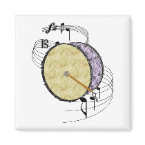 Bass Drum Fridge Magnets