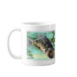 bass fish green mugs