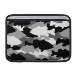 Bass Fishing Black Camo Sleeves For MacBook Air