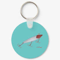Bass fishing lure. Topwater lure keychains by FishTs Bass fishing lure. Topwater lure keychains