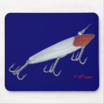 Bass fishing lure. Topwater lure Mouse Mat