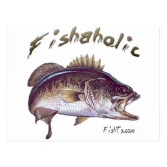 Bass from FishTs.com Post Cards