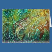 BASS GREETING CARD cards