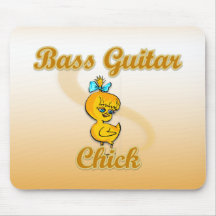 Bass Guitar Chick Mousepad