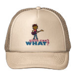 Bass Guitar Girl Hat