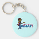 Bass Guitar Girl Key Chains