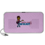 Bass Guitar Girl Portable Speakers