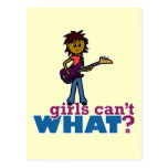 Bass Guitar Girl Post Cards