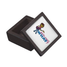 Bass Guitar Girl Premium Trinket Boxes