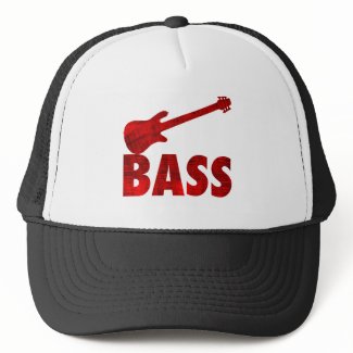 Bass Guitar Mesh Hat