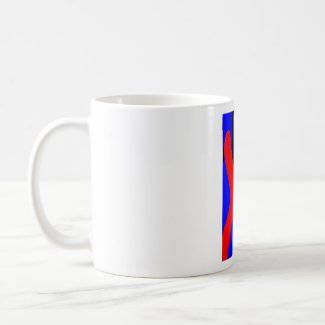 Bass Guitar Painting Abstract Bright Colours mug